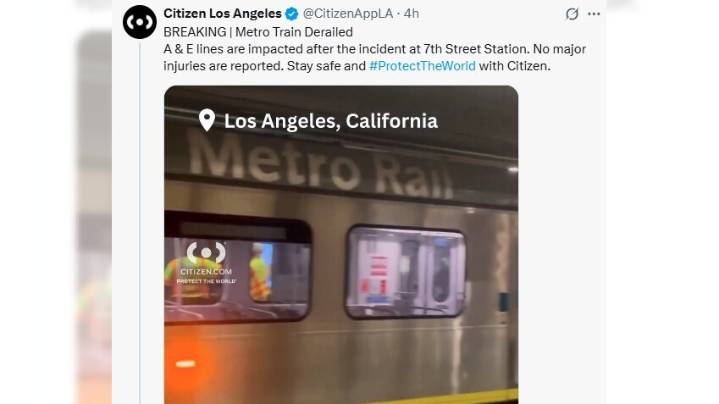 Normal Metro train service resumes in Downtown LA after derailment