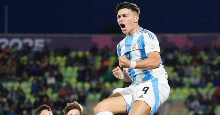 Sub 20: Argentina venció 3-1 a Cuba en Chile pese a jugar casi todo el partido con 10