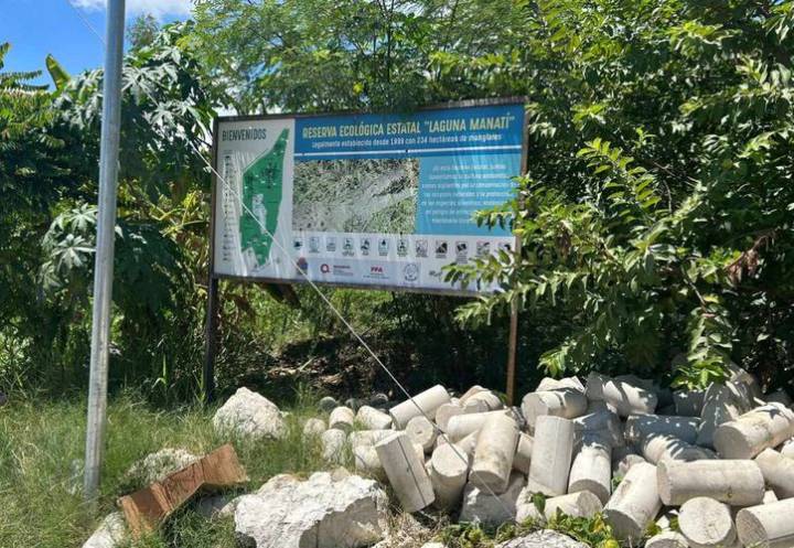 Comunidad rescata reserva de Laguna Manatí con apoyo de Conanp