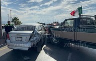 Arrestan a conductor tras provocar carambola en bulevar Fundadores