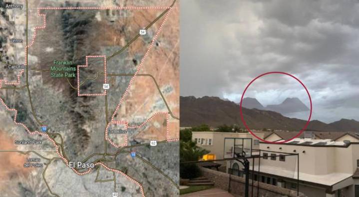 ¿El Paso tiene nuevas montañas? Viralizaron imágenes
