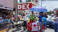 Adulta mayor de 80 años resulta herida tras ser atropellada en el centro de Lerdo