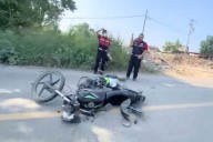 Motociclista sufre accidente en los límites de Hidalgo y Veracruz