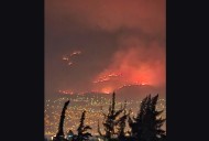 Incendio forestal amenaza las faldas del volcán Misti en Arequipa