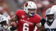 James Conner carted off after potentially serious leg injury
