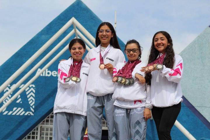 Coahuila logra 13 medallas en la paranatación de la Paralimpiada Nacional 2025