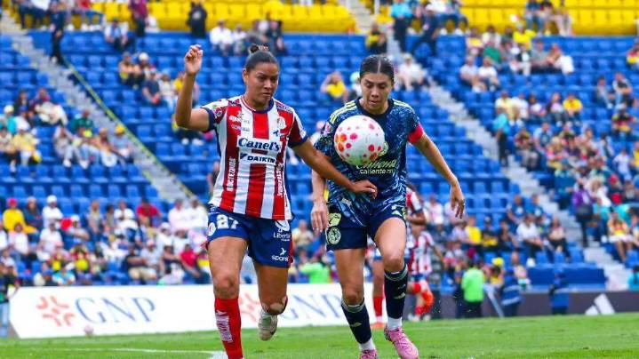 Atlético de San Luis remonta al América y saca el empate 2