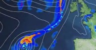 Met Office issues Hurricane Gabrielle update as UK to be hit with heavy rain and strong winds