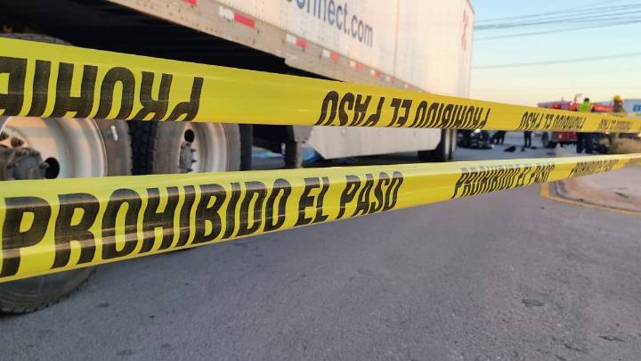 Motociclista muere tras ser arrollado por un trailer en Parque Industrial Ferropuerto de Torreón