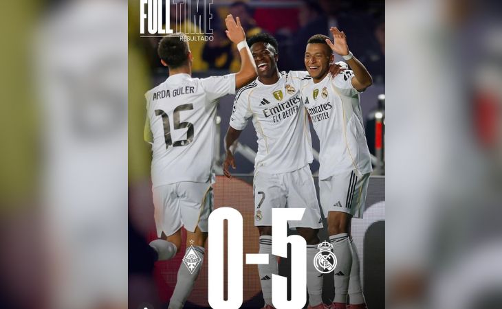 Real Madrid le gana al equipo de Kazajistán de la mano de Mbappé