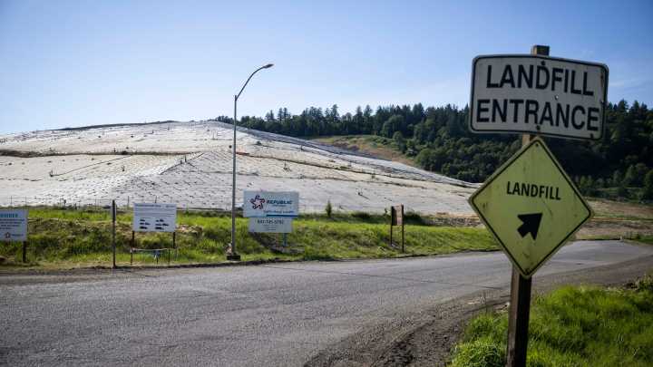 Coffin Butte Landfill exempts most of surface from methane monitoring