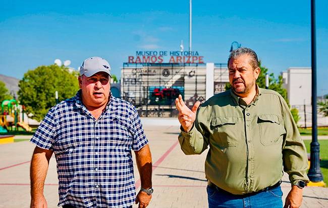Anuncia Tomás Gutiérrez renovaciones en la Alameda de Ramos