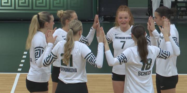 Michigan State volleyball finishes non-conference play undefeated with 3