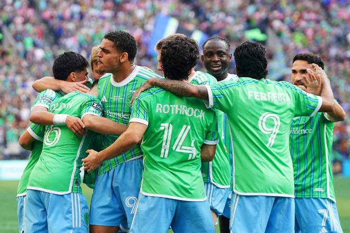 Shorthanded Seattle routs Messi's Miami to win Leagues Cup title