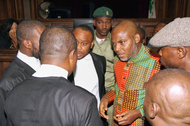 Nigerian court orders separatist leader Nnamdi Kanu to face terrorism charges