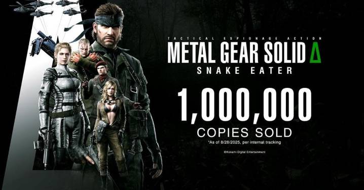 Metal Gear Solid Delta: Snake Eater convence con su remake y supera el millón de unidades vendidas