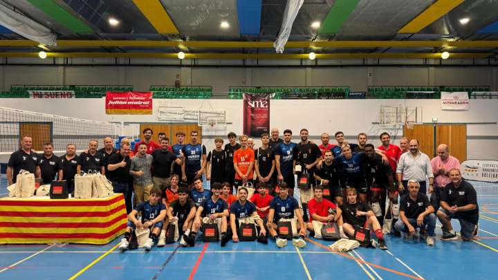 Pamesa Teruel voleibol vece al Sant Pere i Sant Pau en el amistoso de Barbastro