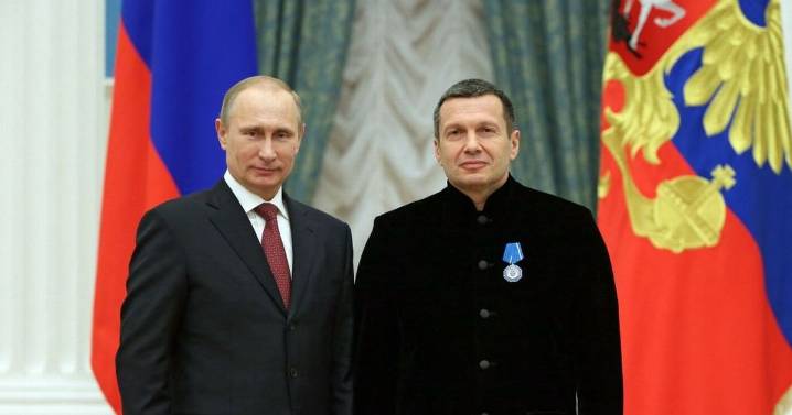 Putin's top TV attack dog threatens death to British RAF pilots sent to Poland
