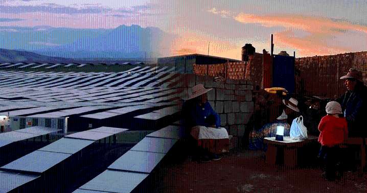 El pueblo en América Latina que vive en la oscuridad frente a una de las plantas solares más grandes del mundo