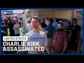 Conservative Activist Charlie Kirk Shot at Utah Event, Manhunt for Shooter Underway