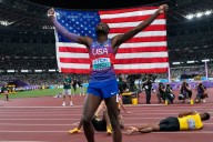 American Cordell Tinch goes from the 'couch' to gold medalist in the track and field worlds