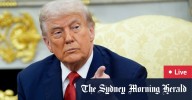 Australia news LIVE: Albanese touches down in London; Trump’s warning to Americans on political violence