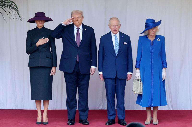 Trump begins historic state visit to UK amid pomp and protests