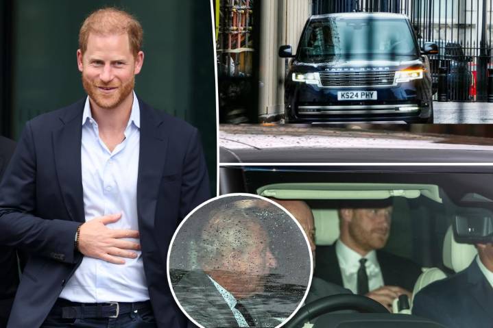 Prince Harry and King Charles reunite in London for first time in over a year