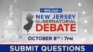 Submit questions for NJ governor's debate between Democrat Mikie Sherrill and Republican Jack Ciattarelli on October 8