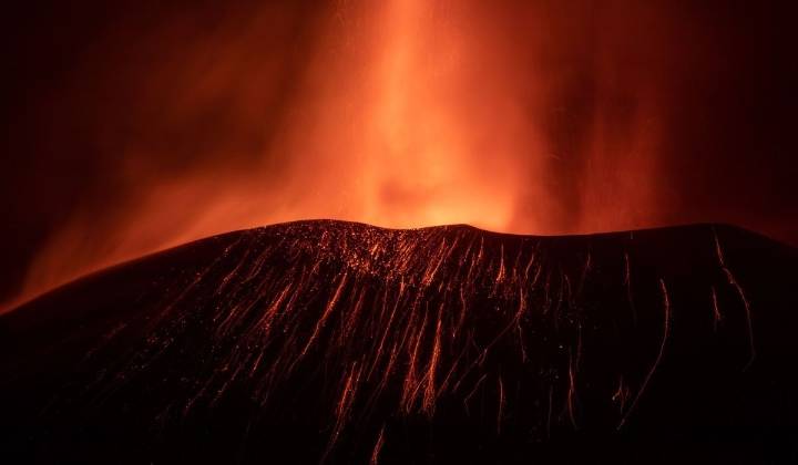 Más de 17.000 microsismos tras la erupción construyen un mapa interno del volcán de La Palma