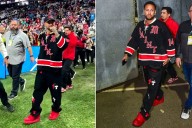Neymar se presenta en el juego de la NFL en Brasil, se reúne con Travis Kelce y una celebridad adicional