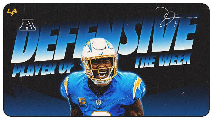 Derwin James Named AFC Defensive Player of the Week