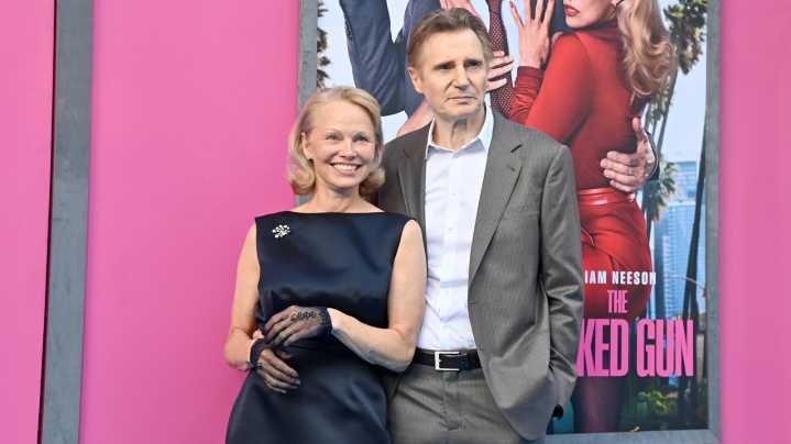 Liam Neeson's First Impression Of Pamela Anderson Is As Flirty As It Is Cliché