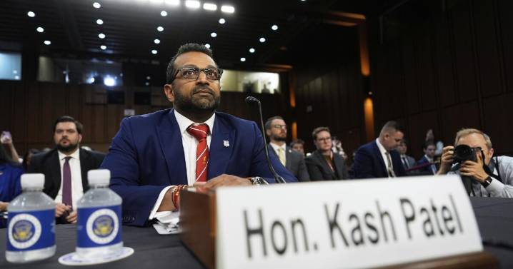 Patel touts his record at hearing amid questions over probe into Kirk killing and FBI upheaval