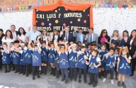 Jaldo inauguró una escuela de nivel inicial en San Pablo