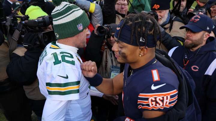 Justin Fields on facing Steelers, Aaron Rodgers: There's no storyline for me