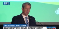 Georgia Governor Brian Kemp touts tourism during speech in Savannah