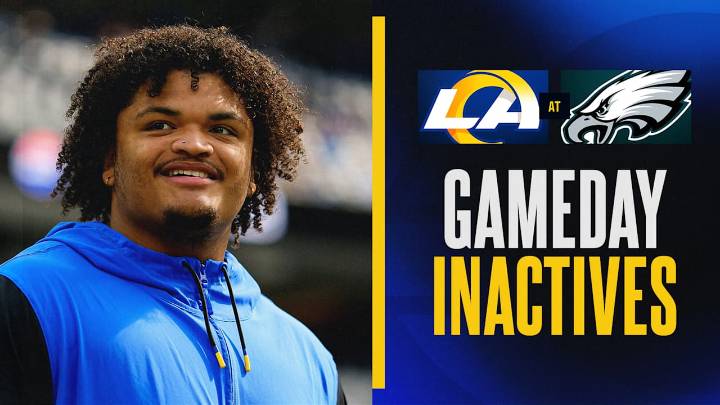 Steve Avila and Terrance Ferguson among Rams' inactives for Week 3 at Eagles