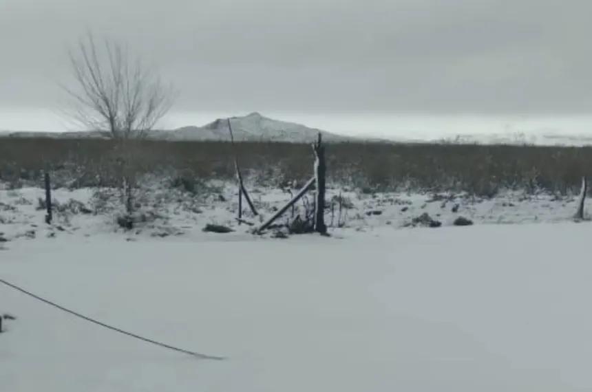 La tormenta de Santa Rosa trajo nieve a La Humada
