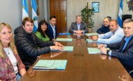 Optimización de desagües: Ziliotto firmó convenios con siete municipios