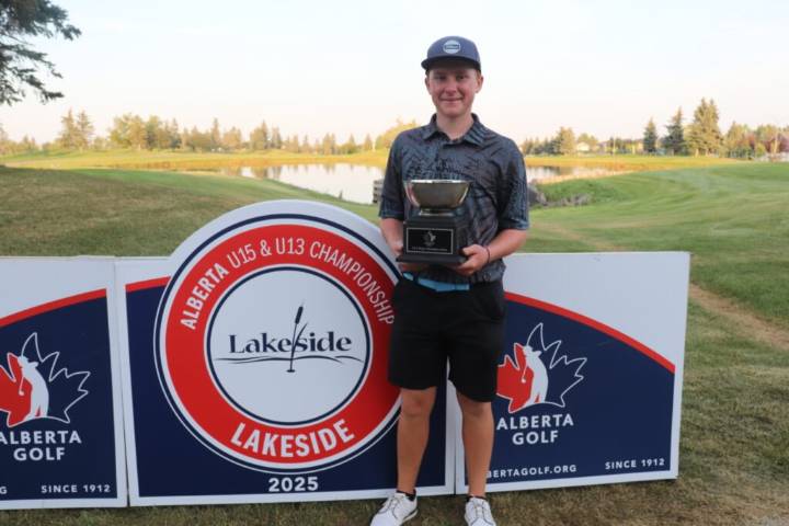 Red Deer's Bennett Love wins U15 Alberta Golf provincial title