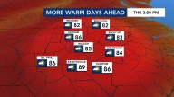 Brighter and warmer Thursday ahead of a 'summer-like' warm up over the weekend