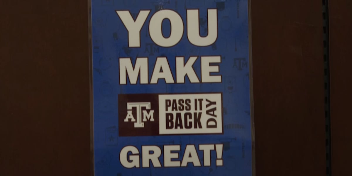 Texas A&M Association of Former Students gears up for 2025 Pass It Back Day