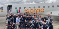 Con Dayro Moreno a la cabeza, así llegó Once Caldas a Quito para el partido ante Independiente del Valle por Copa Sudamericana