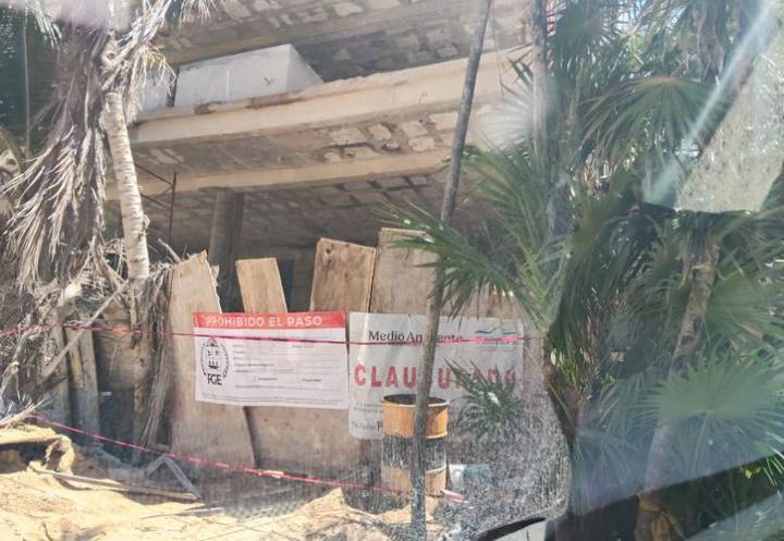 Fiscalía asegura edificio Adamar Solimán en Tulum