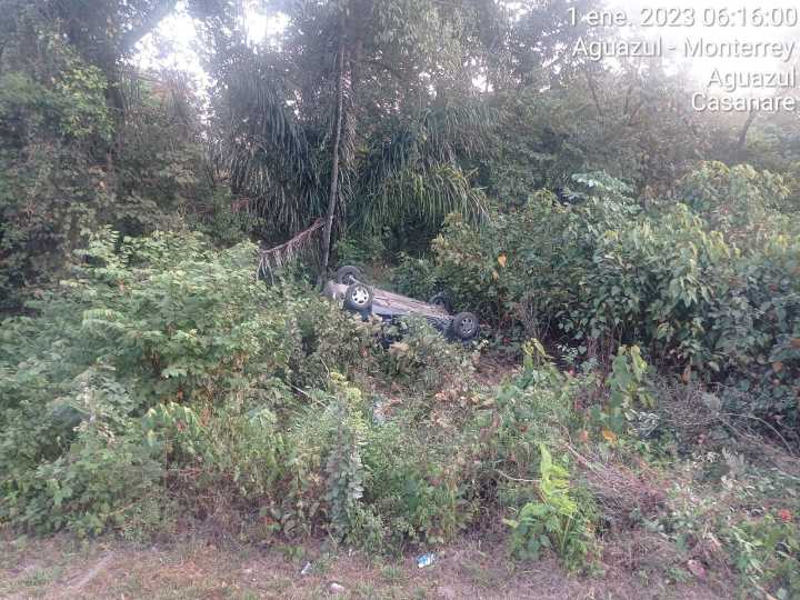 Una víctima falta dejó accidente de tránsito en zona rural de Aguazul
