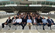 De Riquelme a Toviggino, los dirigentes que estuvieron en La Plata junto a Tapia en el estadio Único