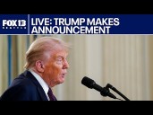 LIVE: Trump makes announcement