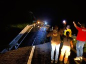 Lluvias colapsan puentes en Chiapas; Sheinbaum ofrece reconstrucción