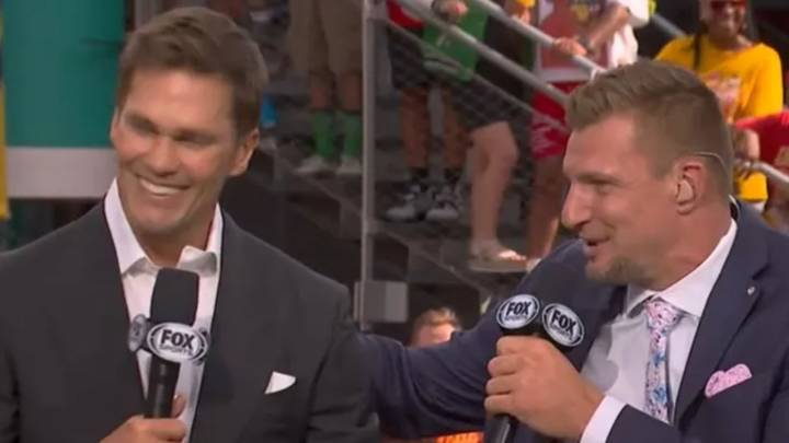 Rob Gronkowski promises Tom Brady 'dinner on me' after quarterback recalls 'million dollar catch' on Fox NFL Sunday